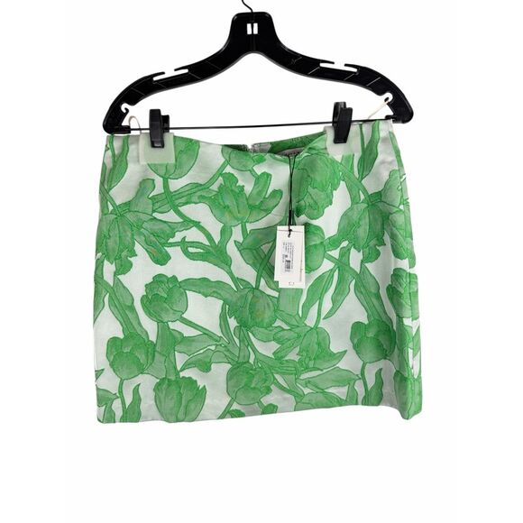 NWT Milly Tulip Jacquard Modern Mini Skirt- Size 10 - Picture 6 of 8
